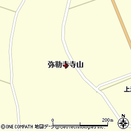 宮城県登米市中田町上沼（弥勒寺寺山）周辺の地図