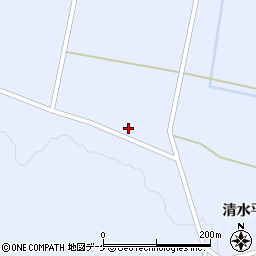 宮城県栗原市一迫真坂清水堰の内周辺の地図