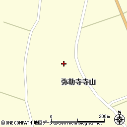 宮城県登米市中田町上沼弥勒寺寺山34周辺の地図