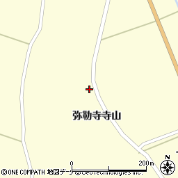 宮城県登米市中田町上沼弥勒寺寺山35-1周辺の地図