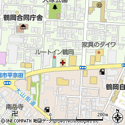 カメラのキタムラ鶴岡大塚店周辺の地図