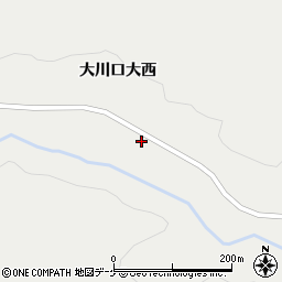 宮城県栗原市一迫大川口大手東45周辺の地図