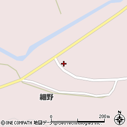 宮城県登米市東和町米谷中渡戸周辺の地図