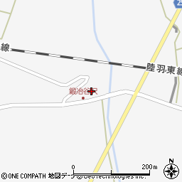 宮城県大崎市鳴子温泉町5周辺の地図