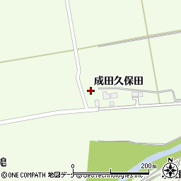 宮城県栗原市築館（成田久保田）周辺の地図