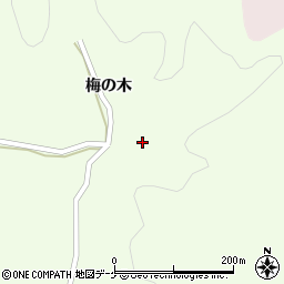 宮城県登米市東和町錦織梅の木16-1周辺の地図