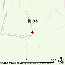 宮城県登米市東和町錦織梅の木32-2周辺の地図