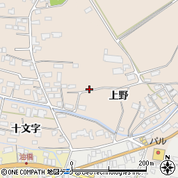 宮城県栗原市志波姫堀口上野周辺の地図