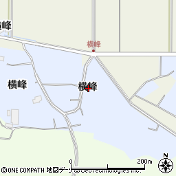 宮城県栗原市志波姫八樟横峰周辺の地図