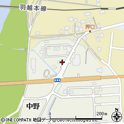 山形県鶴岡市大宝寺中野116周辺の地図