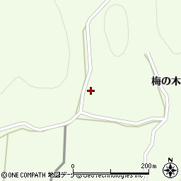 宮城県登米市東和町錦織梅の木1-6周辺の地図
