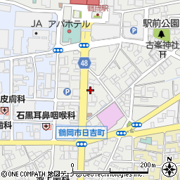 トヨタレンタリース山形鶴岡駅前店周辺の地図
