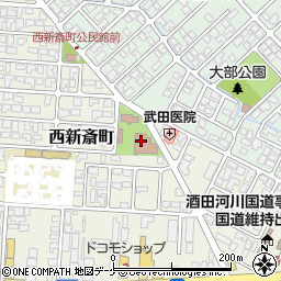 社会福祉法人鶴岡市社会福祉協議会　地域包括支援センターかたりあい周辺の地図