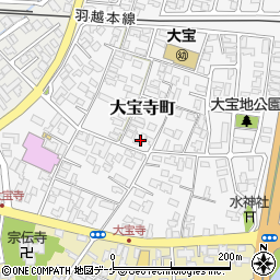 山形県鶴岡市大宝寺町10-24周辺の地図