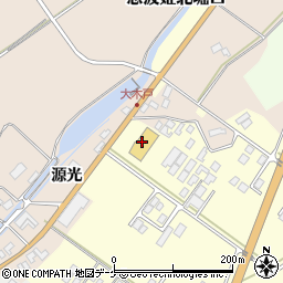 コメリハード＆グリーン志波姫店周辺の地図