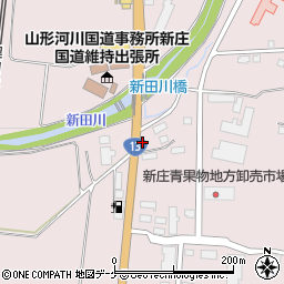 山形小松フォークリフト株式会社　新庄営業所周辺の地図