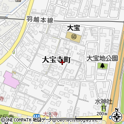 山形県鶴岡市大宝寺町10-17周辺の地図