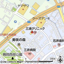 函太郎　鶴岡店周辺の地図
