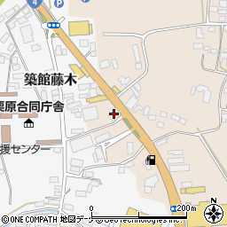 カラオケ＆ビックエコー築館店周辺の地図