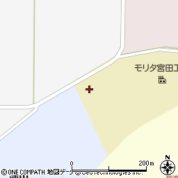 宮城県栗原市志波姫南郷西風周辺の地図