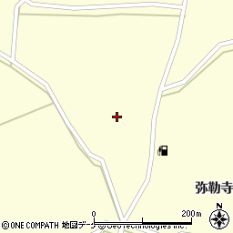 宮城県登米市中田町上沼弥勒寺宿周辺の地図