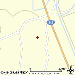 宮城県登米市中田町上沼弥勒寺寺山2周辺の地図