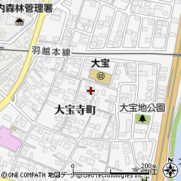 山形県鶴岡市大宝寺町周辺の地図