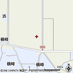 宮城県栗原市志波姫横峰浦周辺の地図