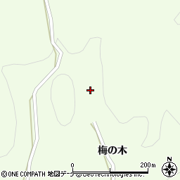 宮城県登米市東和町錦織梅の木14-1周辺の地図