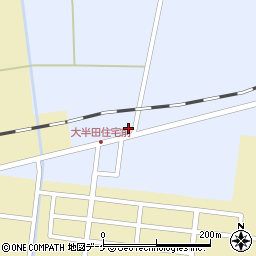 山形県鶴岡市大半田北田2-2周辺の地図