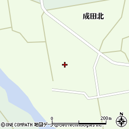 宮城県栗原市築館成田周辺の地図
