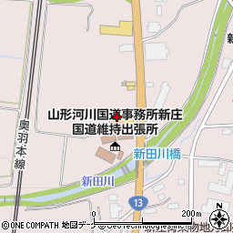 山形トヨペット新庄店周辺の地図