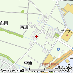 山形県鶴岡市布目24周辺の地図