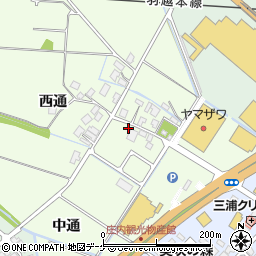 山形県鶴岡市布目110周辺の地図