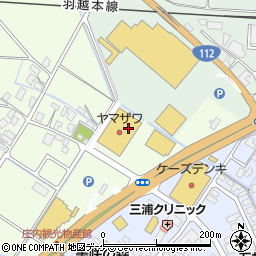 エキスパートクリーニングマーシヤマザワ鶴岡店周辺の地図