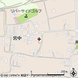 宮城県栗原市志波姫堀口宮中63周辺の地図