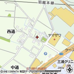 山形県鶴岡市布目133周辺の地図