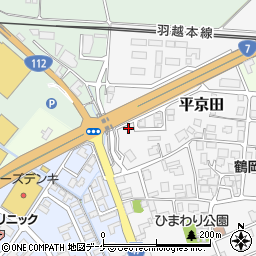 山形県鶴岡市平京田屋敷廻201-2周辺の地図