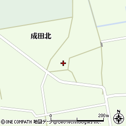 宮城県栗原市築館成田北64周辺の地図