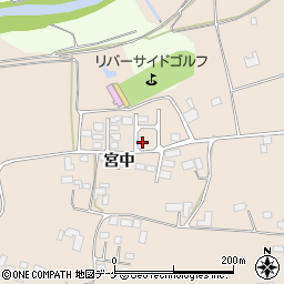 宮城県栗原市志波姫堀口宮中64-52周辺の地図