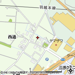 山形県鶴岡市布目140周辺の地図