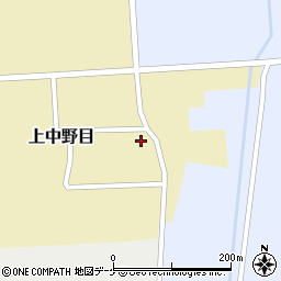 上中野目公民館周辺の地図