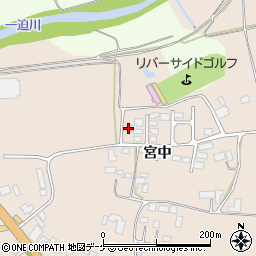 宮城県栗原市志波姫堀口宮中64-30周辺の地図