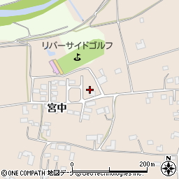 宮城県栗原市志波姫堀口宮中56-6周辺の地図