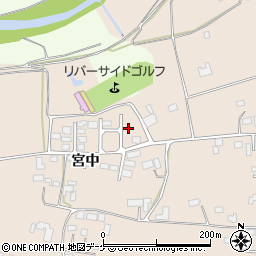 宮城県栗原市志波姫堀口宮中56周辺の地図