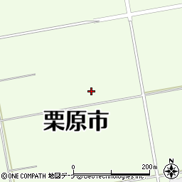宮城県栗原市築館左足沖周辺の地図
