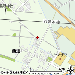 山形県鶴岡市布目1周辺の地図