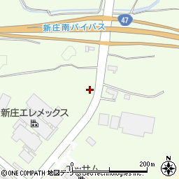 山形県新庄市福田周辺の地図