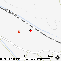 宮城県大崎市鳴子温泉（蓬田）周辺の地図