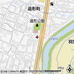 龍横健 鶴岡周辺の地図